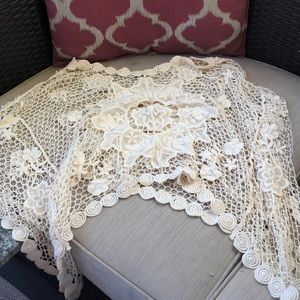 Lace poncho